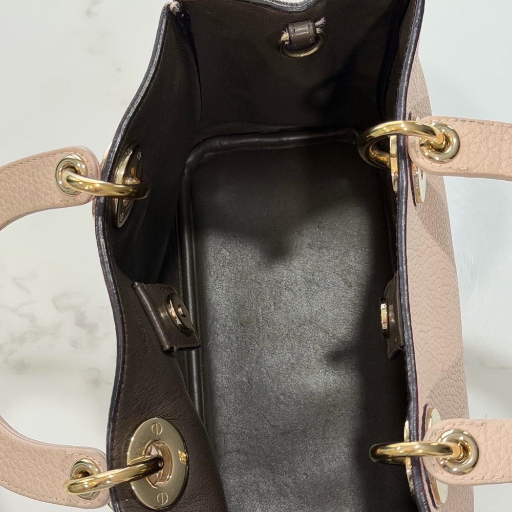 CHRISTIAN DIOR Calfskin Mini Diorissimo Tote - Picture 10 of 11